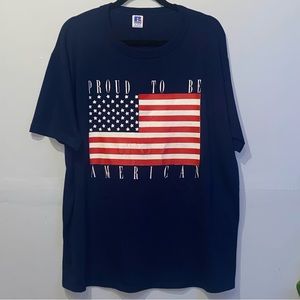 90’s Proud To Be American Single-Stitch Shirt Sz XL